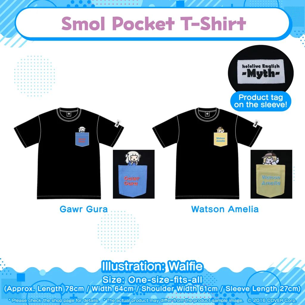 -Myth- Smol Pocket T-Shirts