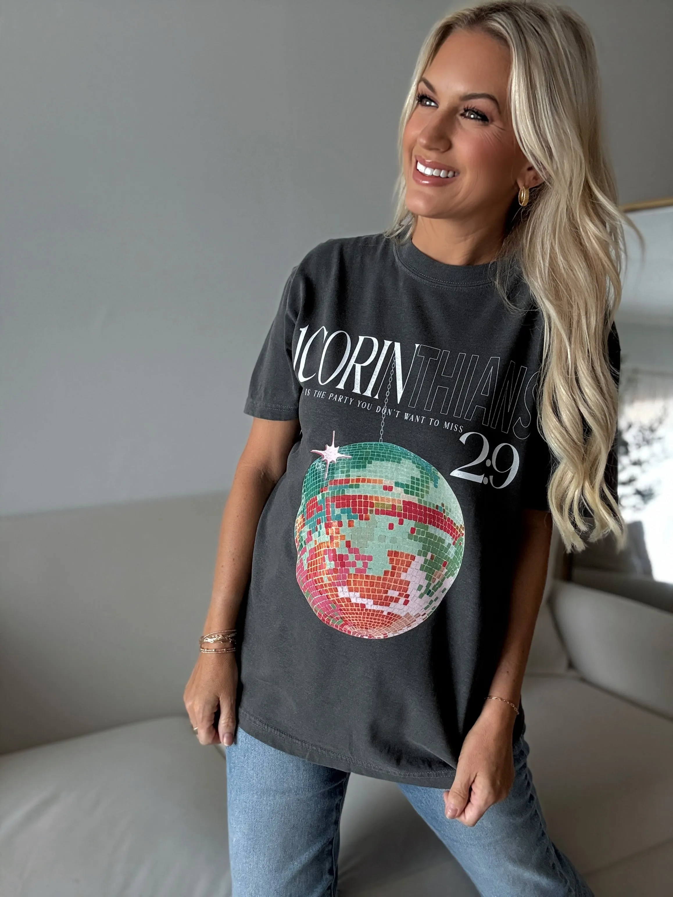 1 Corinthians 2:9 Tee YarnBlend LaserCut Edges