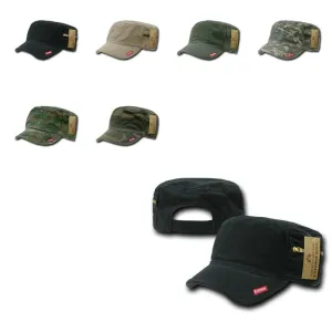 1 Dozen Bdu Patrol Fatigue Cadet Military Zipper Camo Caps Hats Wholesale Lots!
