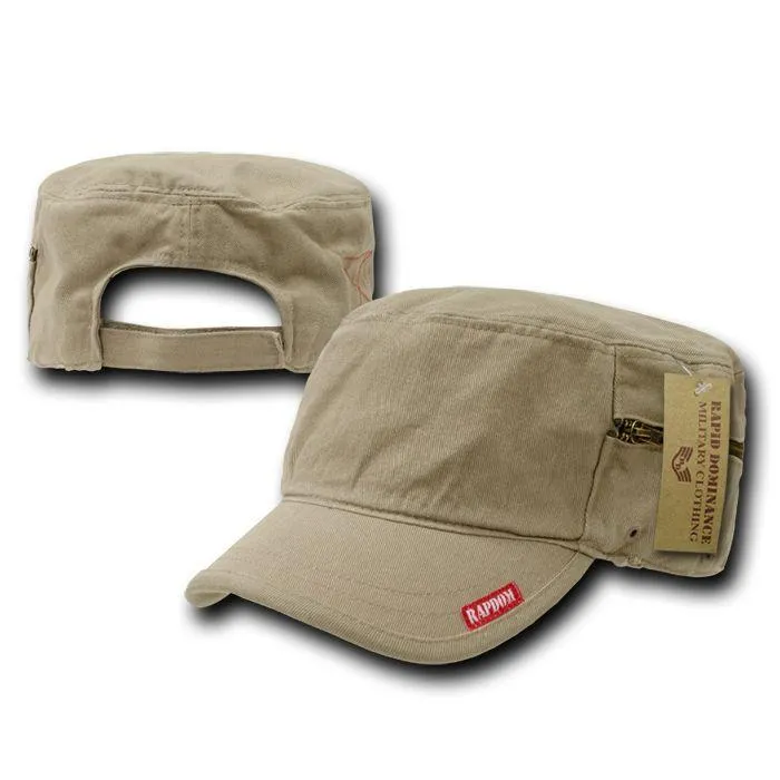1 Dozen Bdu Patrol Fatigue Cadet Military Zipper Camo Caps Hats Wholesale Lots!