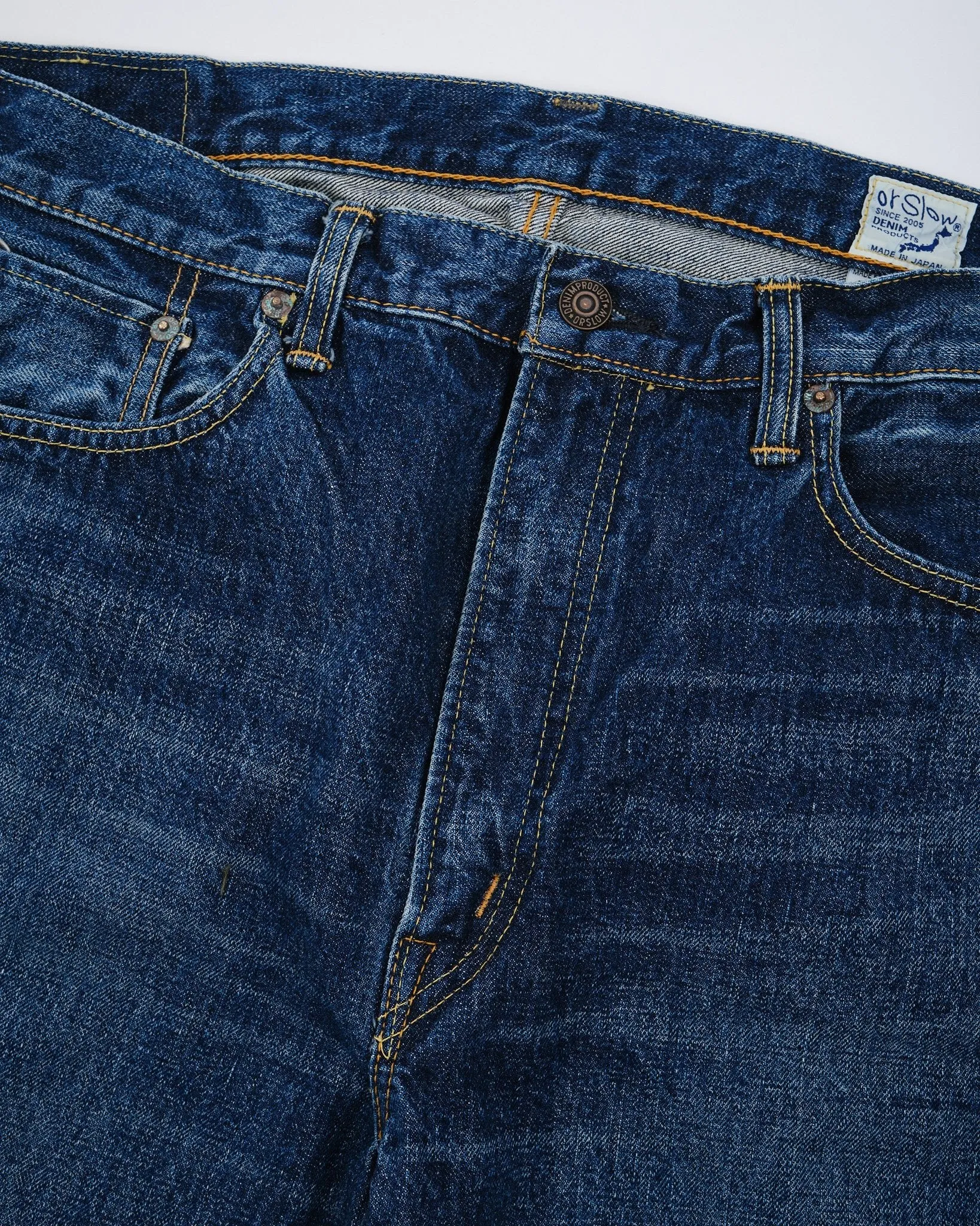 107 Ivy Fit Selvedge Denim Jeans 2 Year Wash (darker)