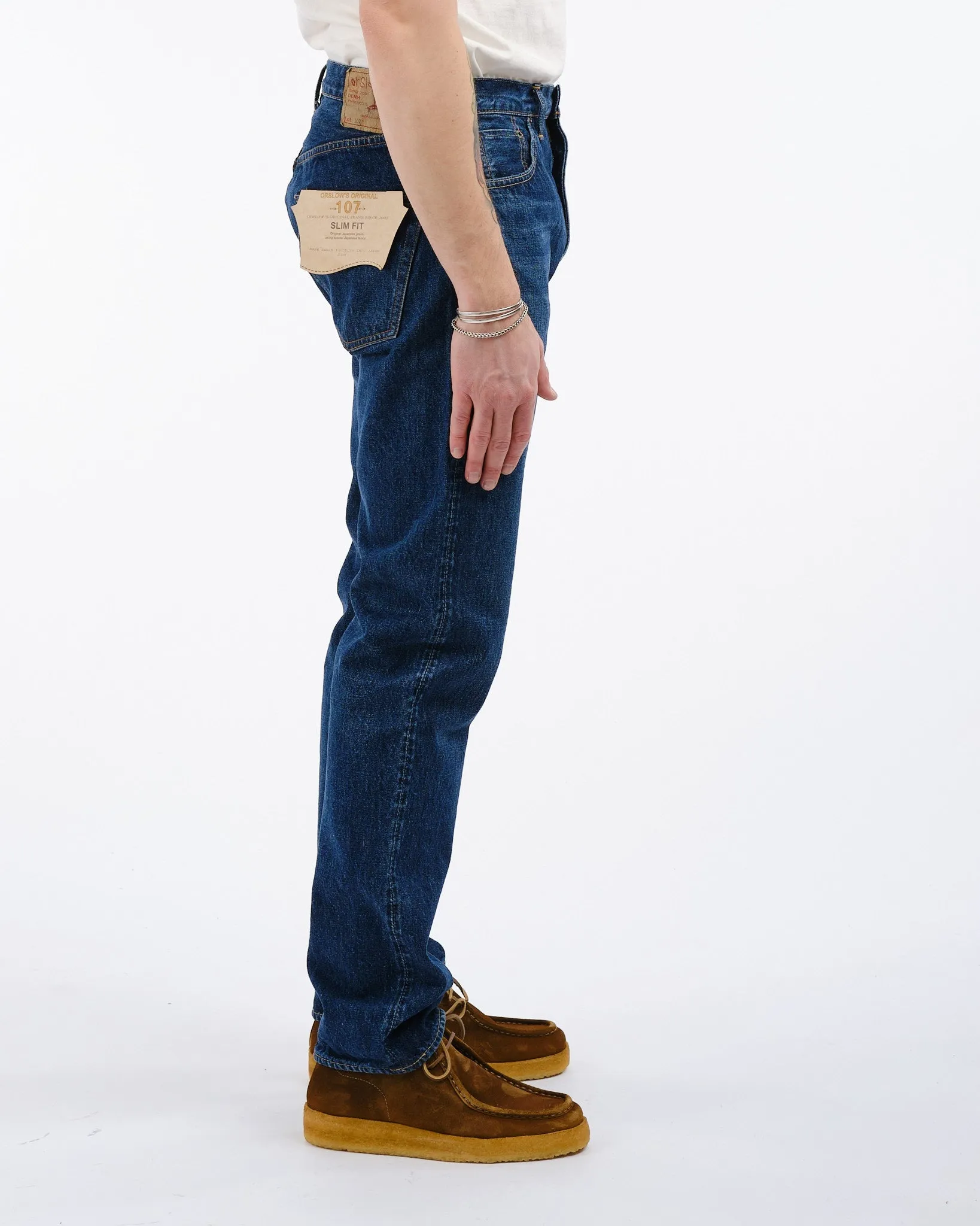 107 Ivy Fit Selvedge Denim Jeans 2 Year Wash (darker)