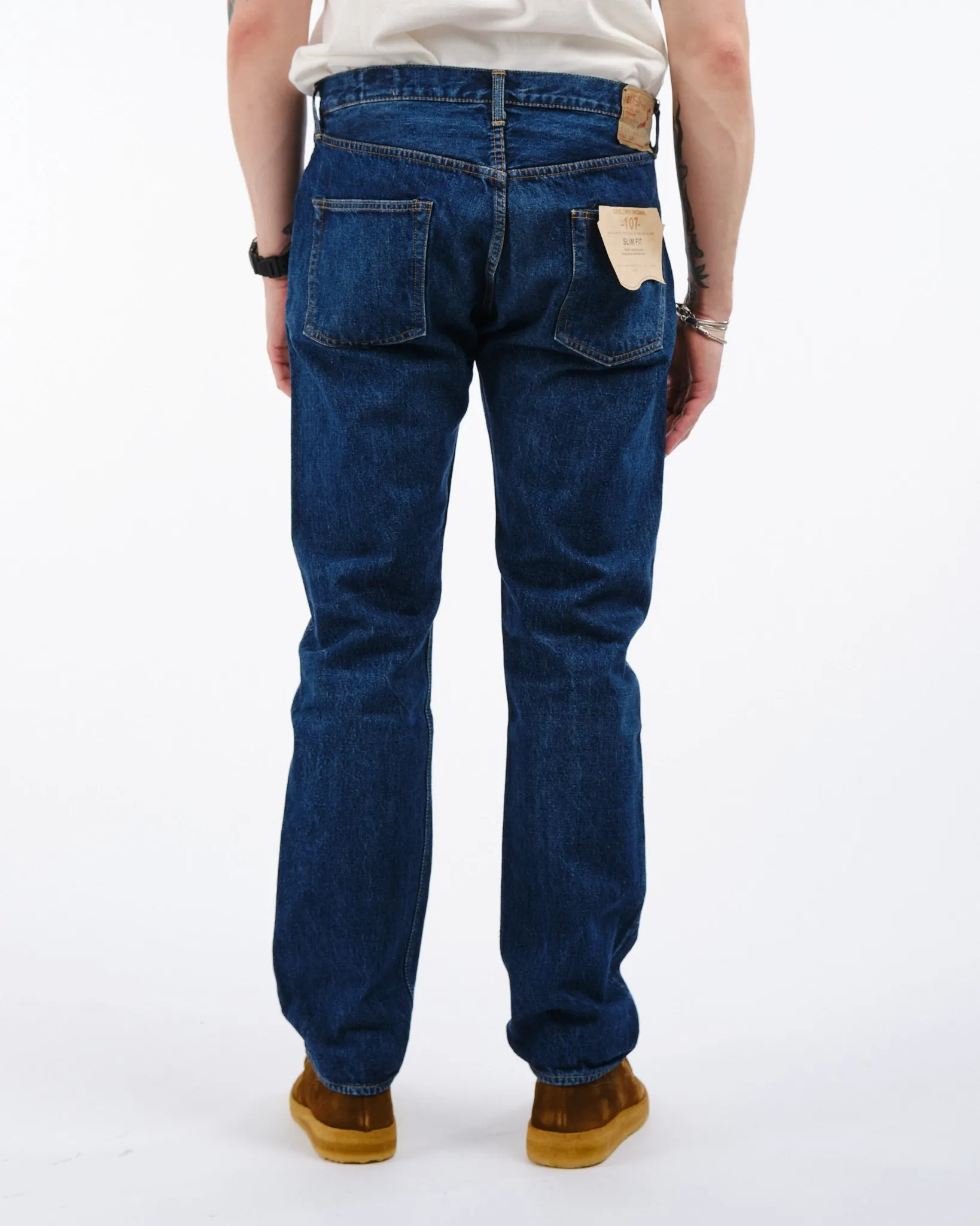 107 Ivy Fit Selvedge Denim Jeans 2 Year Wash (darker)