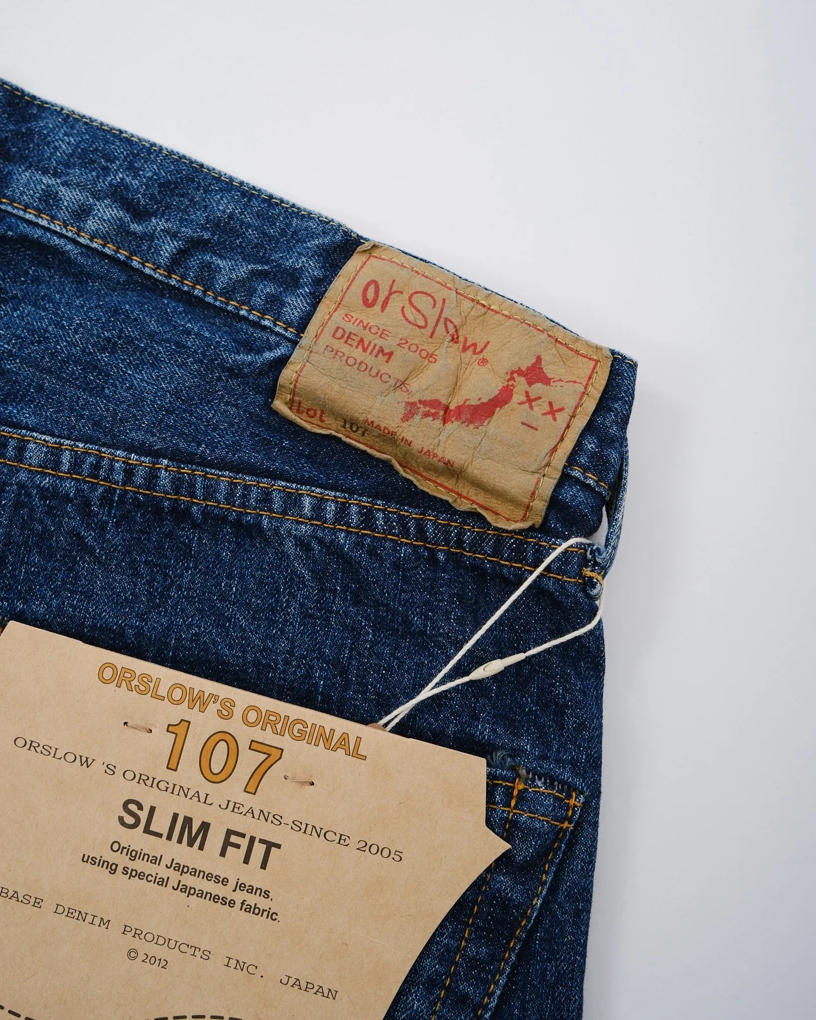107 Ivy Fit Selvedge Denim Jeans 2 Year Wash (darker)