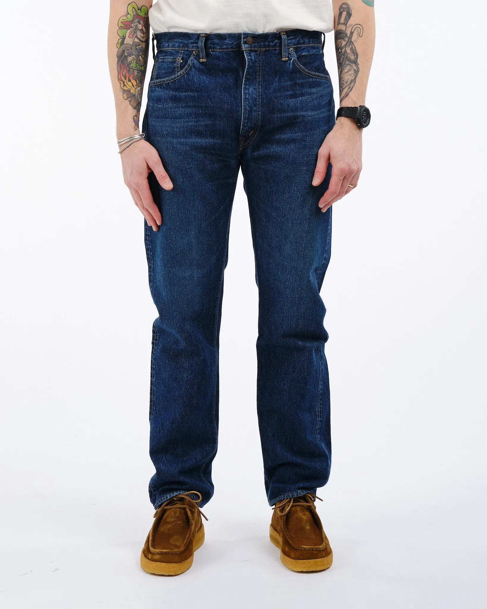 107 Ivy Fit Selvedge Denim Jeans 2 Year Wash (darker)