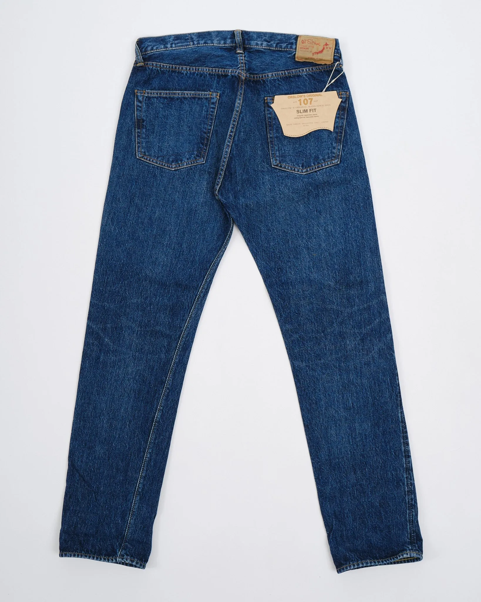 107 Ivy Fit Selvedge Denim Jeans 2 Year Wash (darker)