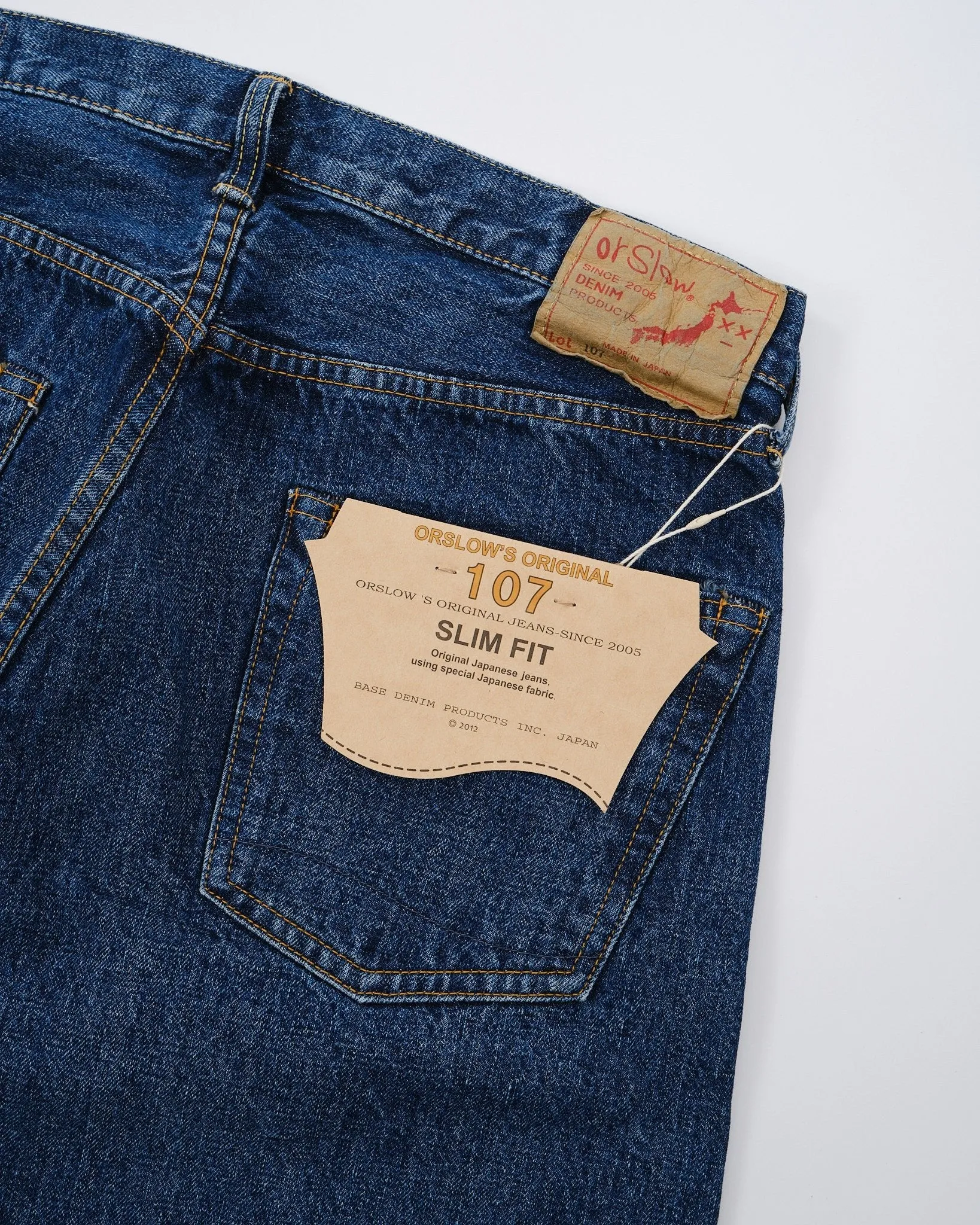 107 Ivy Fit Selvedge Denim Jeans 2 Year Wash (darker)