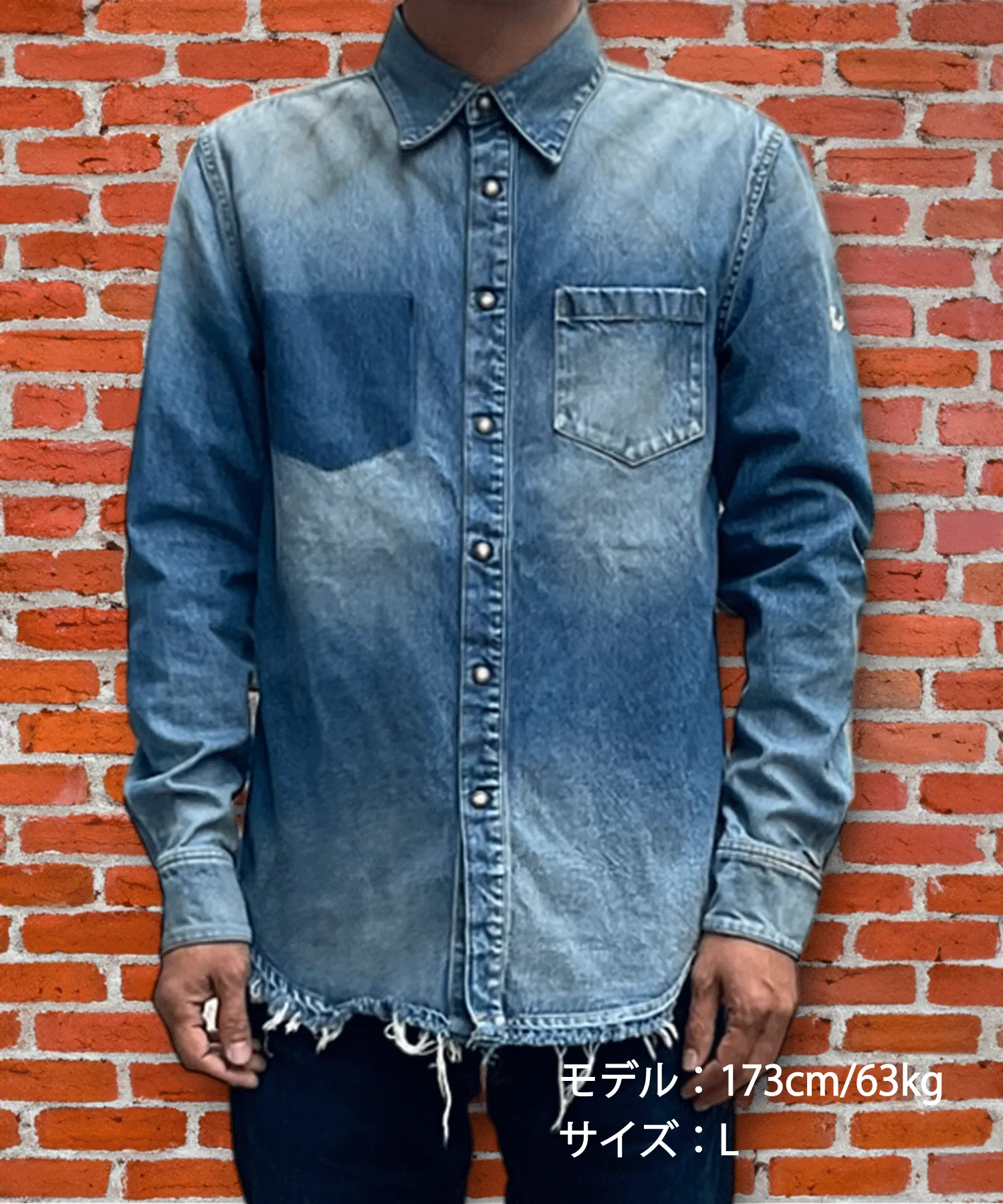 10oz DENIM SHIRTS（GRUNGE）