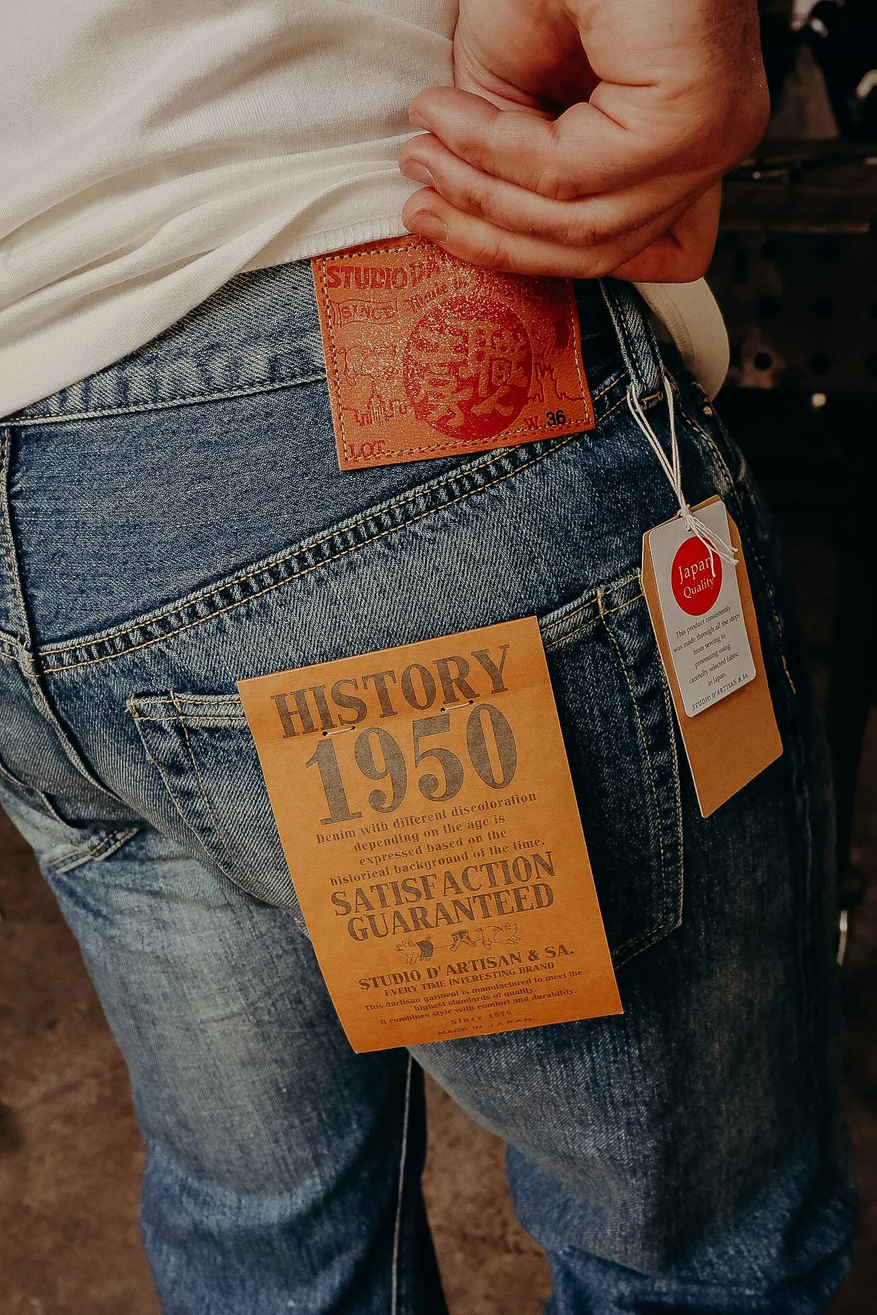 12.5oz Selvedge Denim Regular Straight - 1950s Wash D1844US