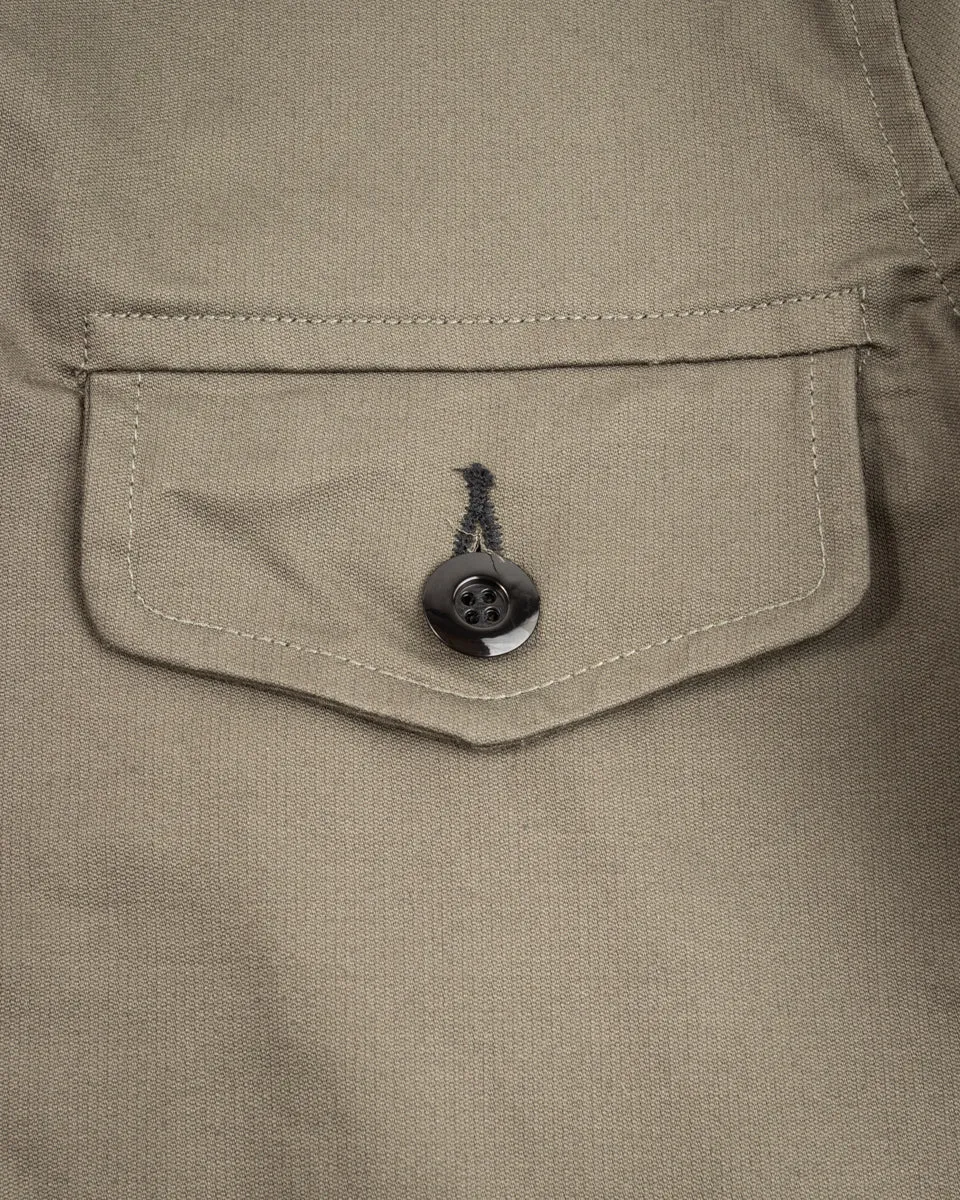1940s 2-Way Field Jacket - Rat Gray Ombre Check