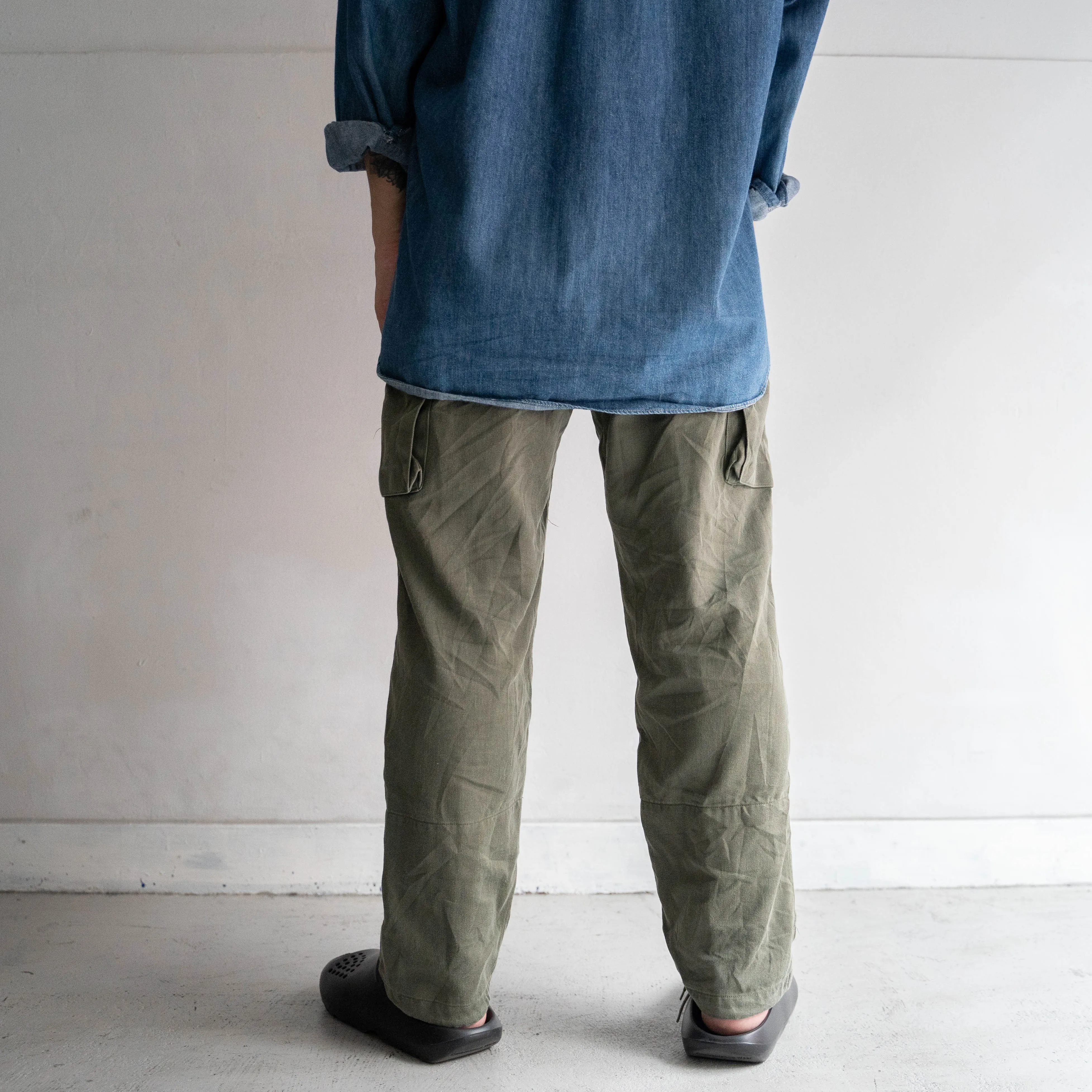 1960-70s French military m64 cargo pants -2