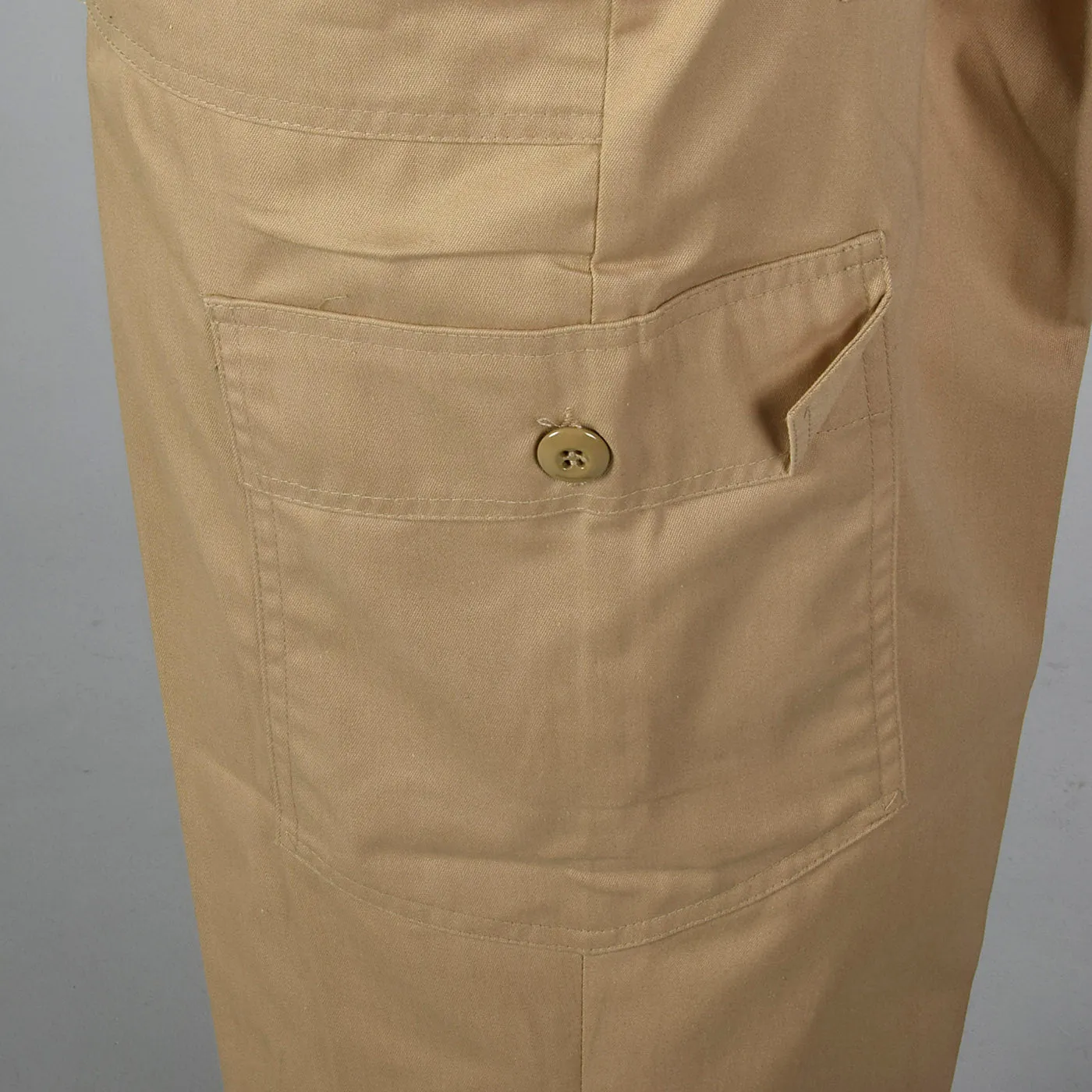 1980s Khaki Military Pants