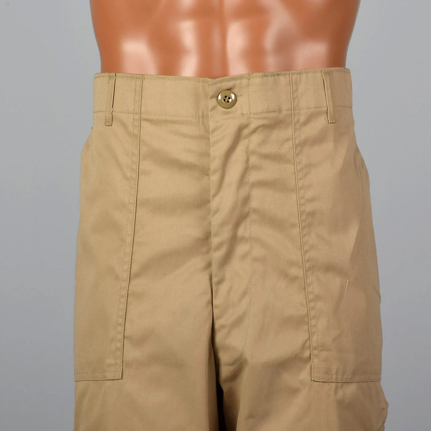 1980s Khaki Military Pants