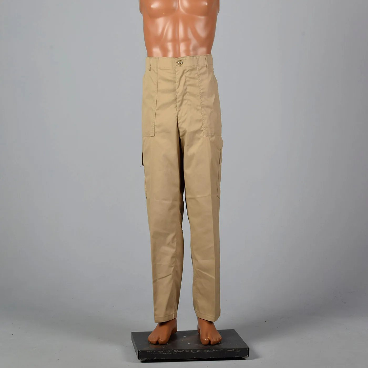 1980s Khaki Military Pants