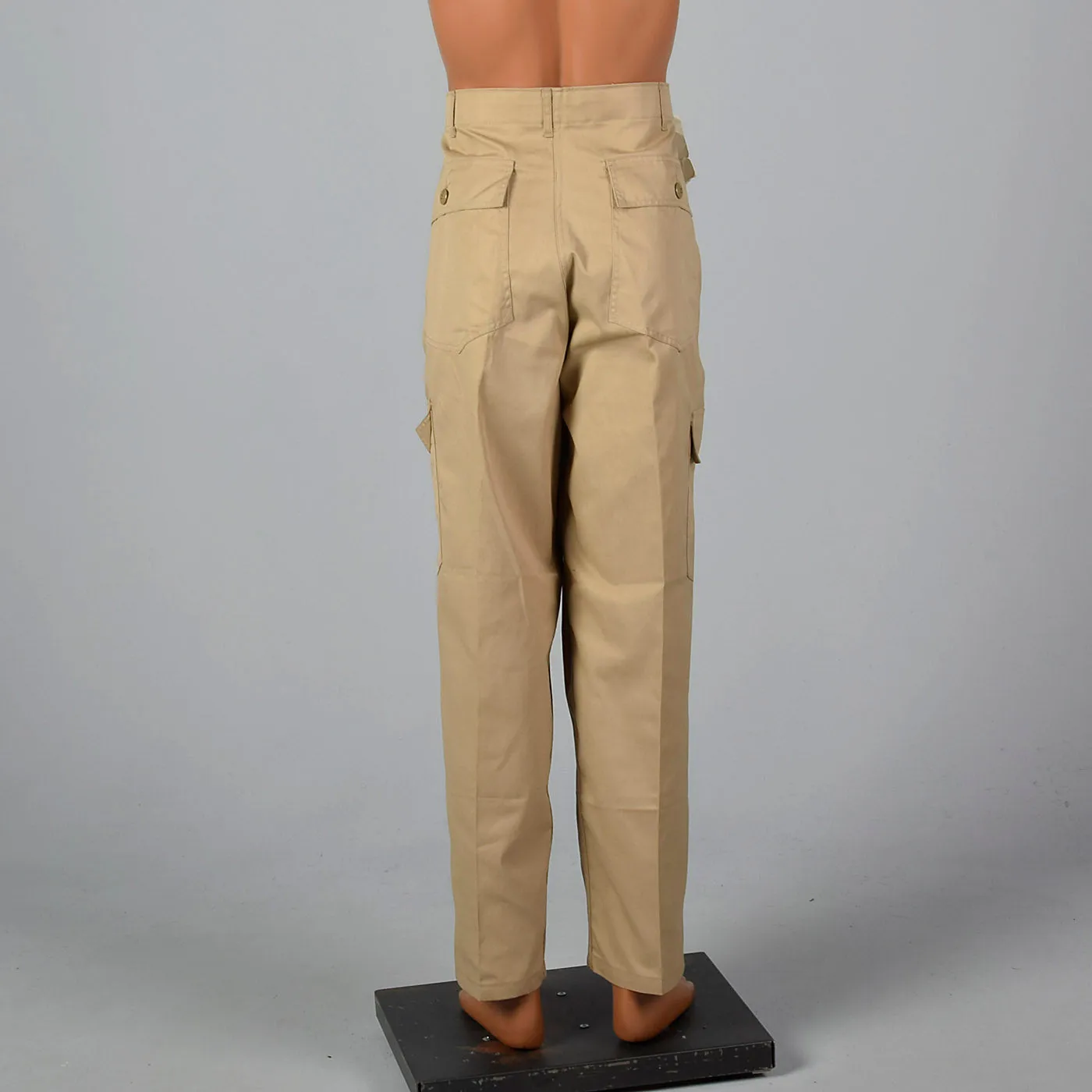 1980s Khaki Military Pants
