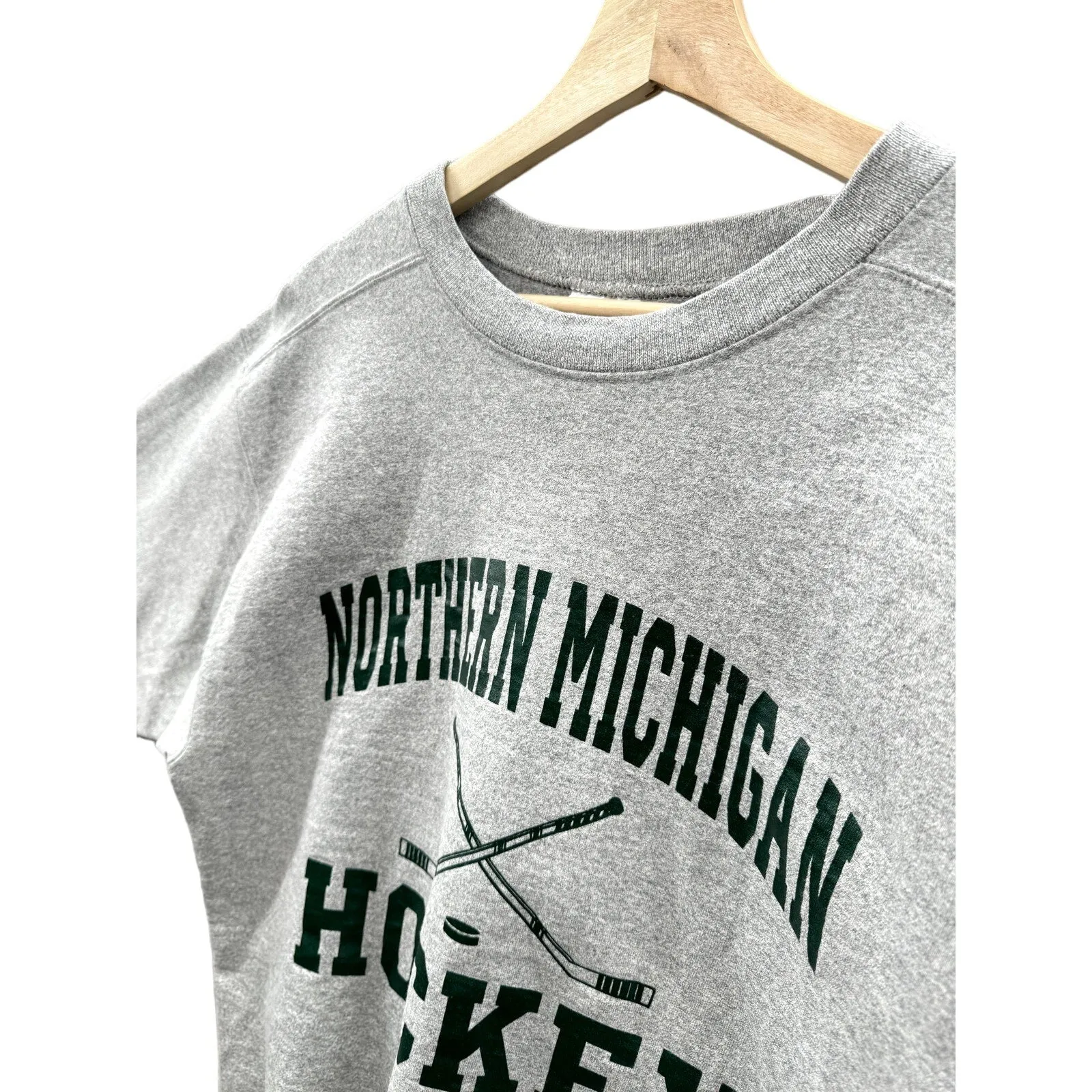 1990's Northern Michigan Hockey College Graphic Crewneck