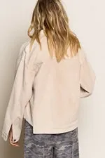 30% Off - Corduroy Jacket Strawberry