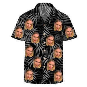 4FunGift® Unisex Hawaiian Shirt Personalized Short Sleeve Resort/Pool/Party Wear Lapel Shirt