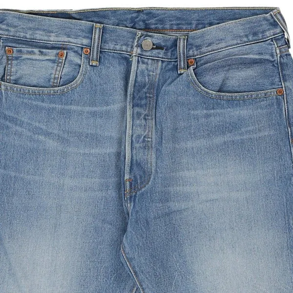 501 Levis Denim Shorts - 35W 9L Blue Cotton