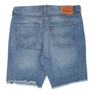501 Levis Denim Shorts - 35W 9L Blue Cotton
