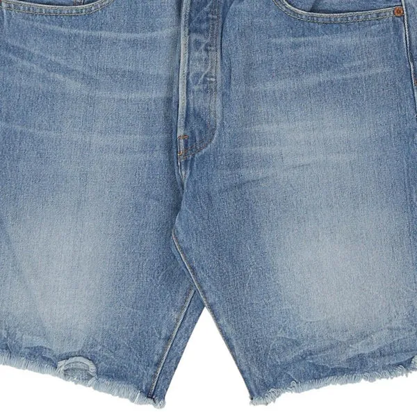 501 Levis Denim Shorts - 35W 9L Blue Cotton