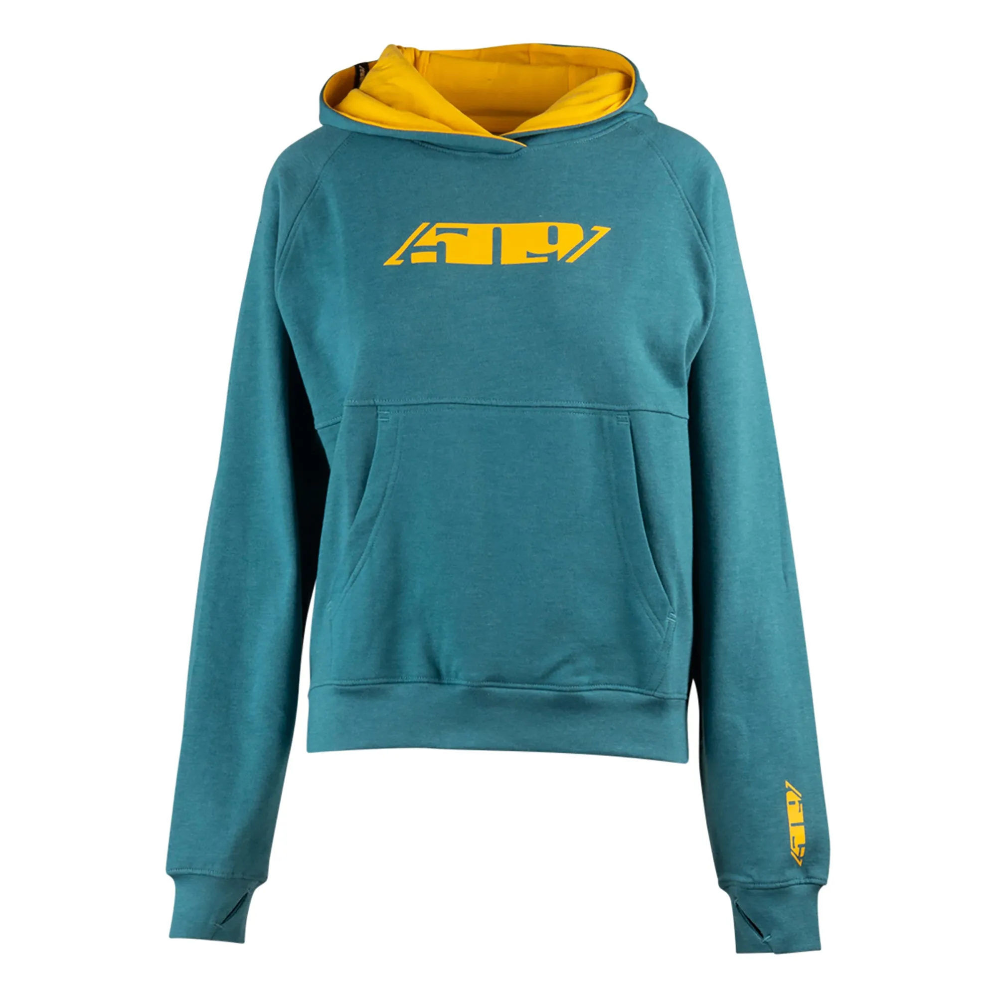 509 Womens Legacy Pullover Hoodie Blue Pop Corn