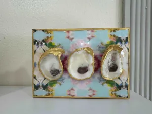 5x7 - Favorite Pattern with 3 oysters