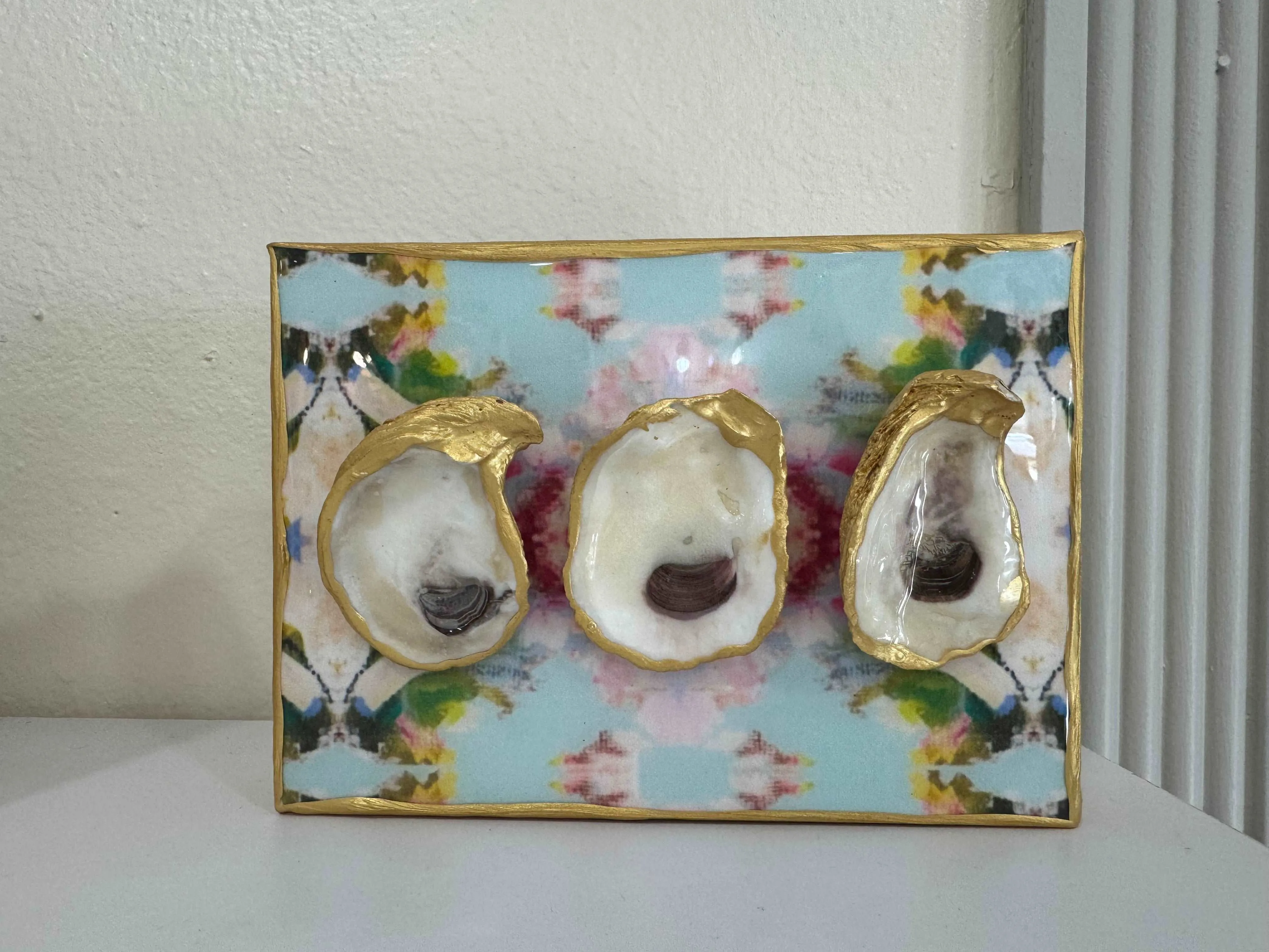 5x7 - Favorite Pattern with 3 oysters