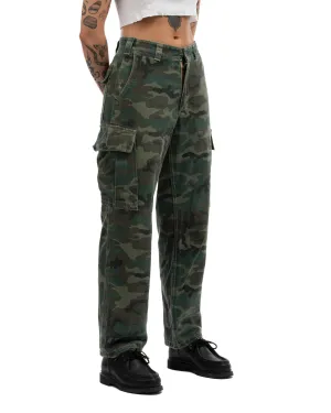 60's Camo Tailor-Made HBT Trousers - 26" x 27"