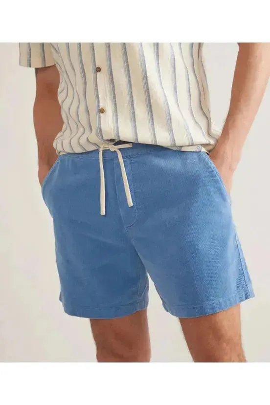 6" Saturday Corduroy Short - Marina