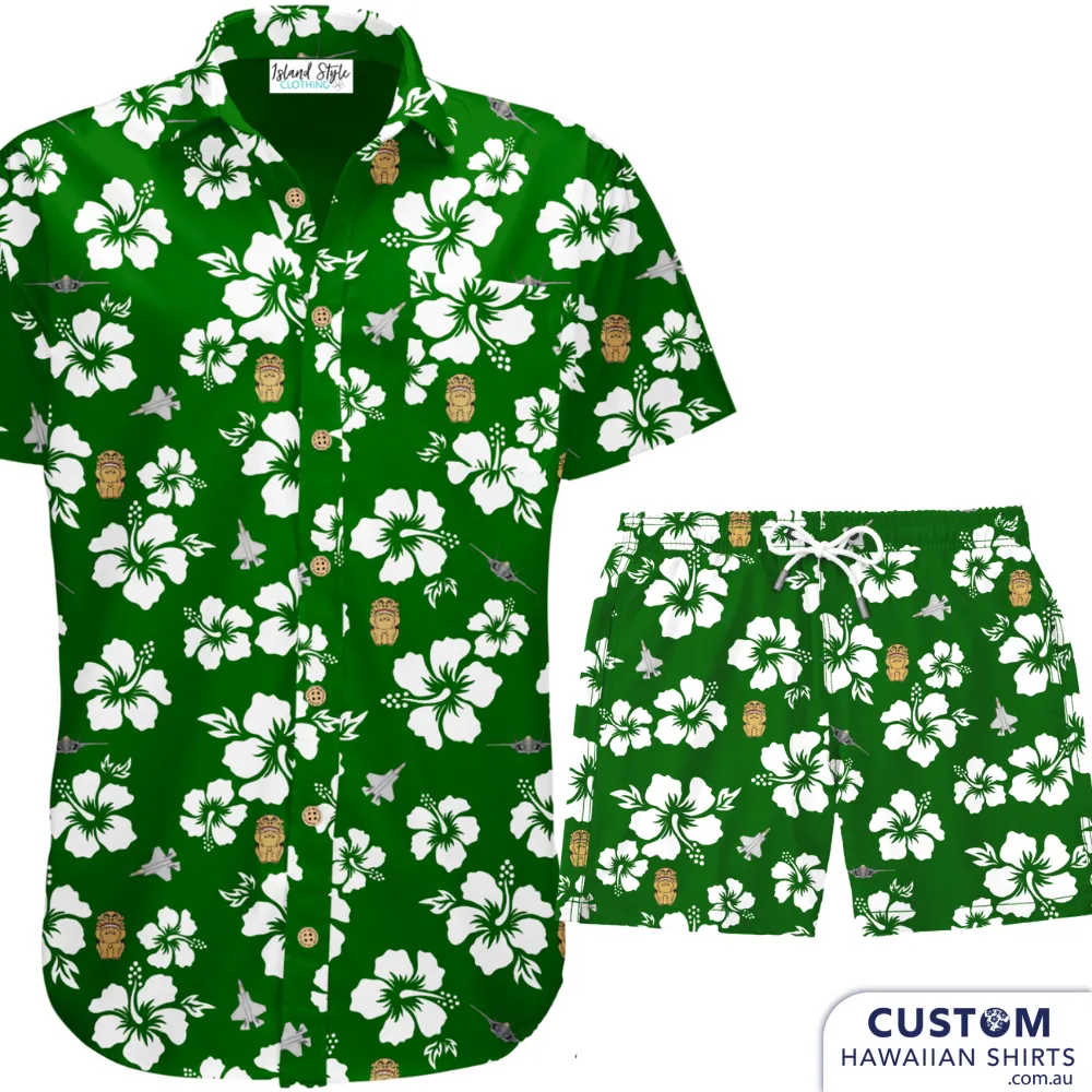 77 SQD, RAAF, NSW - Custom Military Hawaiian Shirts