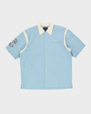 90s Alley Cats Short-Sleeve Button Up Bowling Shirt - XL