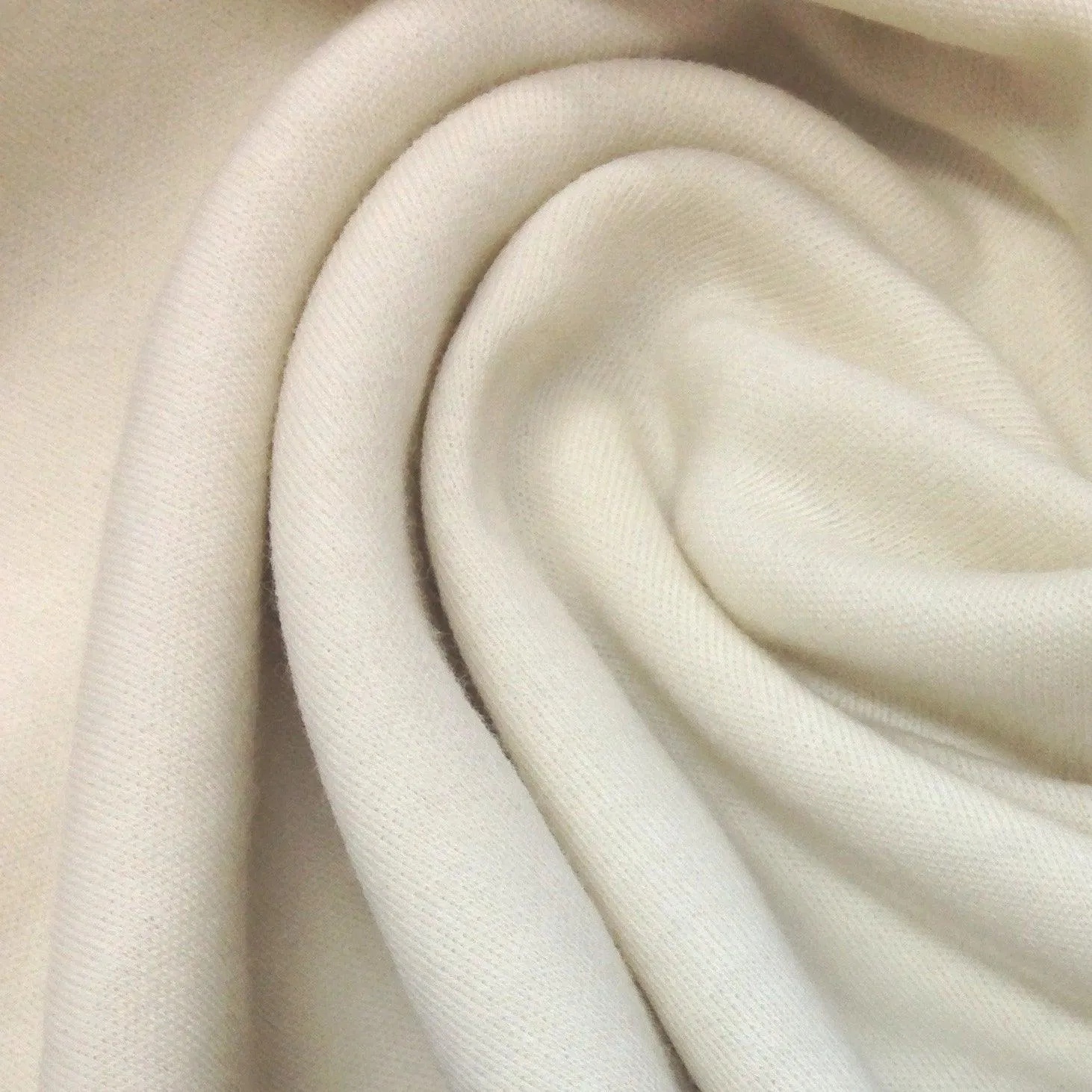97% Organic Merino Wool/3% Spandex Interlock Blend Fabric - Feltable