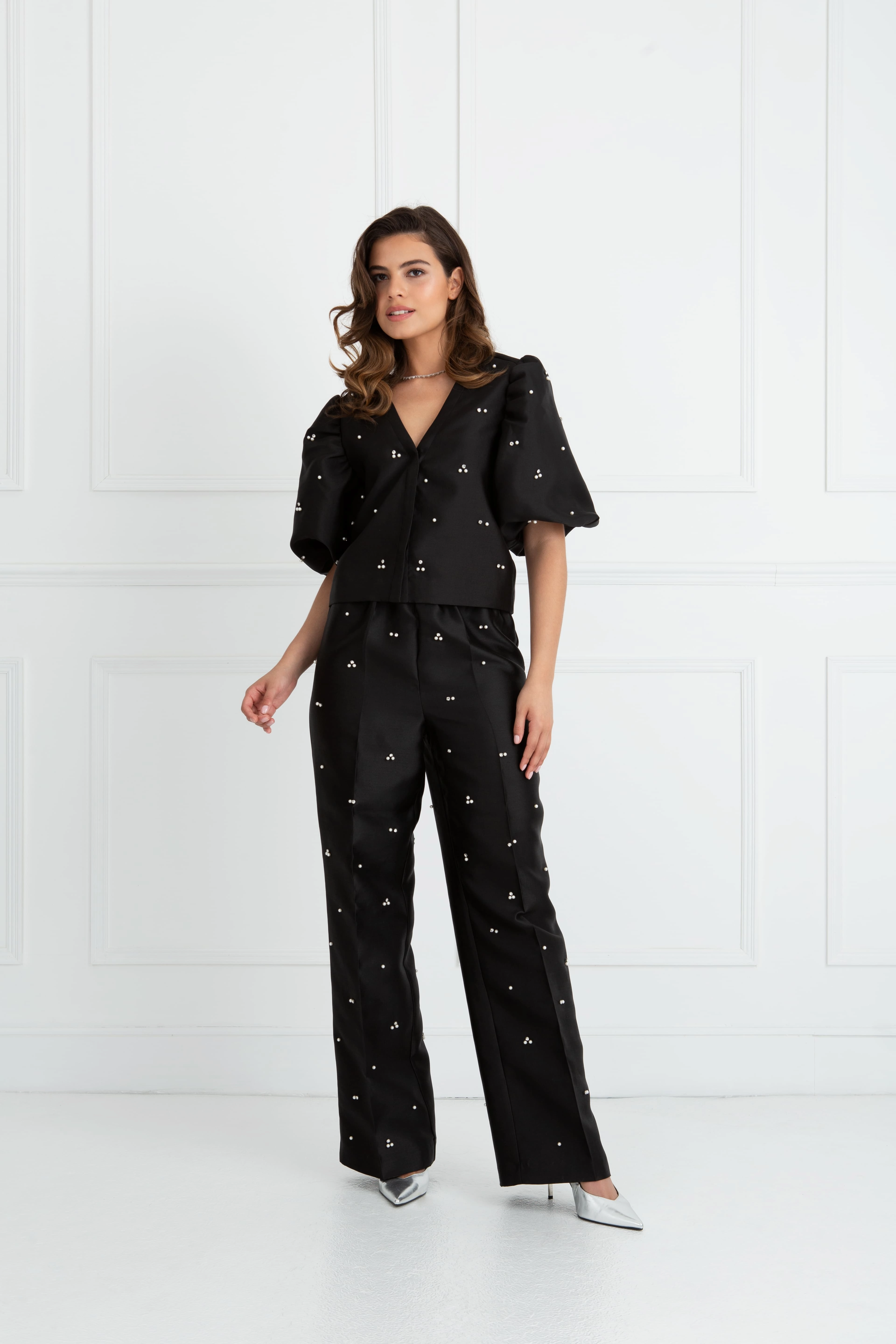 "The Aurora" - Jacket (Black Pearl) Mesh-Sleeve Style Base