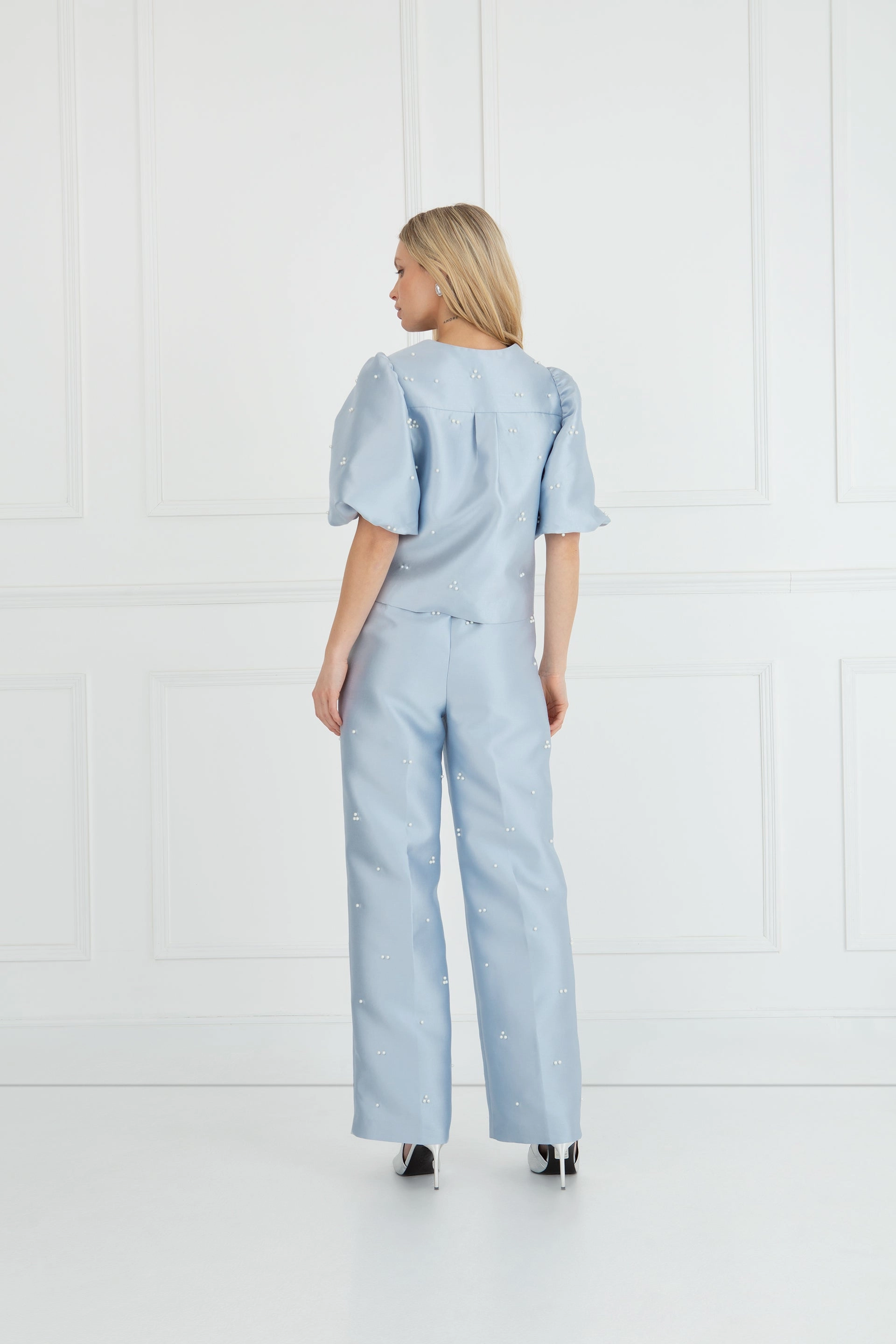 "The Aurora" - Trouser (Blue Pearl) GarmentDyed