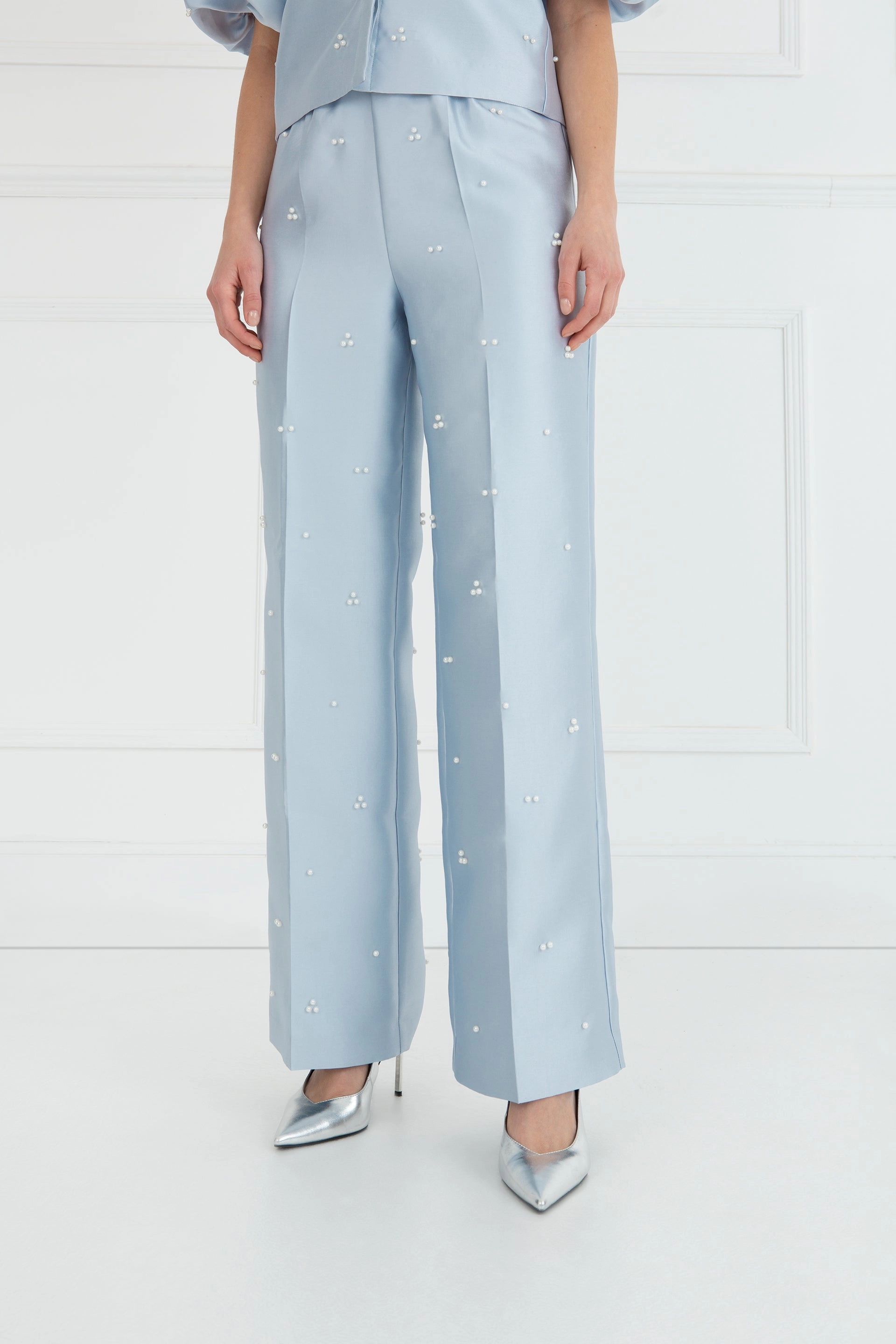 LayeredNeckline "The Aurora" - Trouser (Blue Pearl)