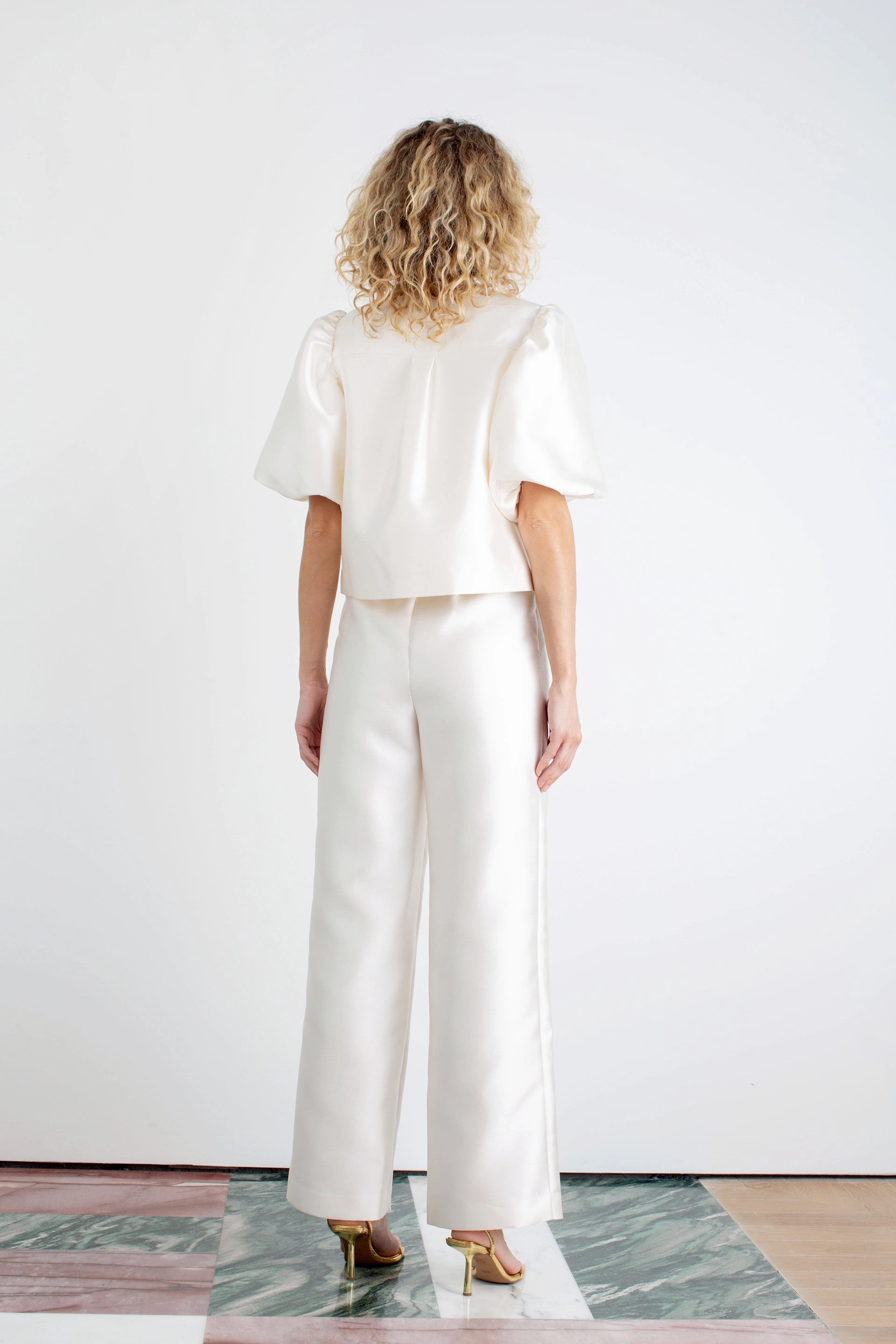 "The Aurora" - Trouser (Cream) Fresh Combo Plus Fit