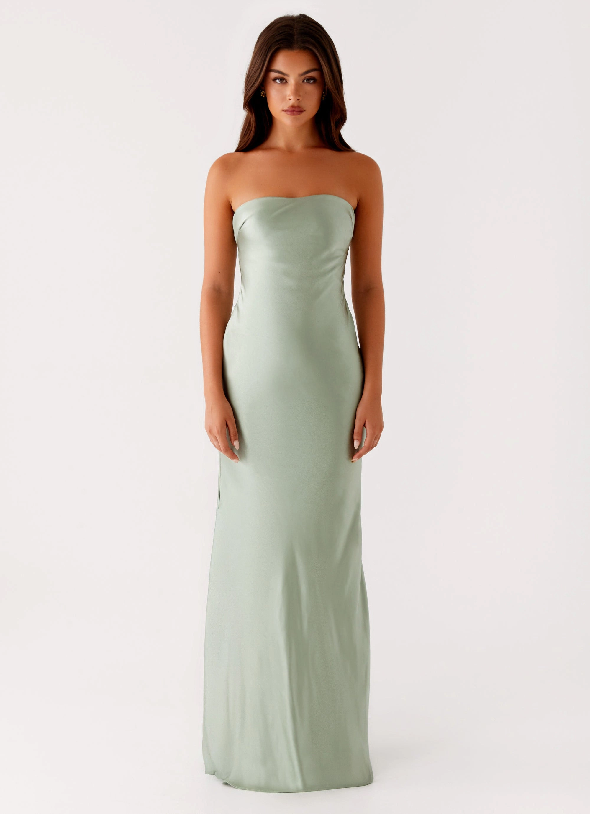 Monte Carlo Maxi Dress - Sage Sculpted Form wrap waist