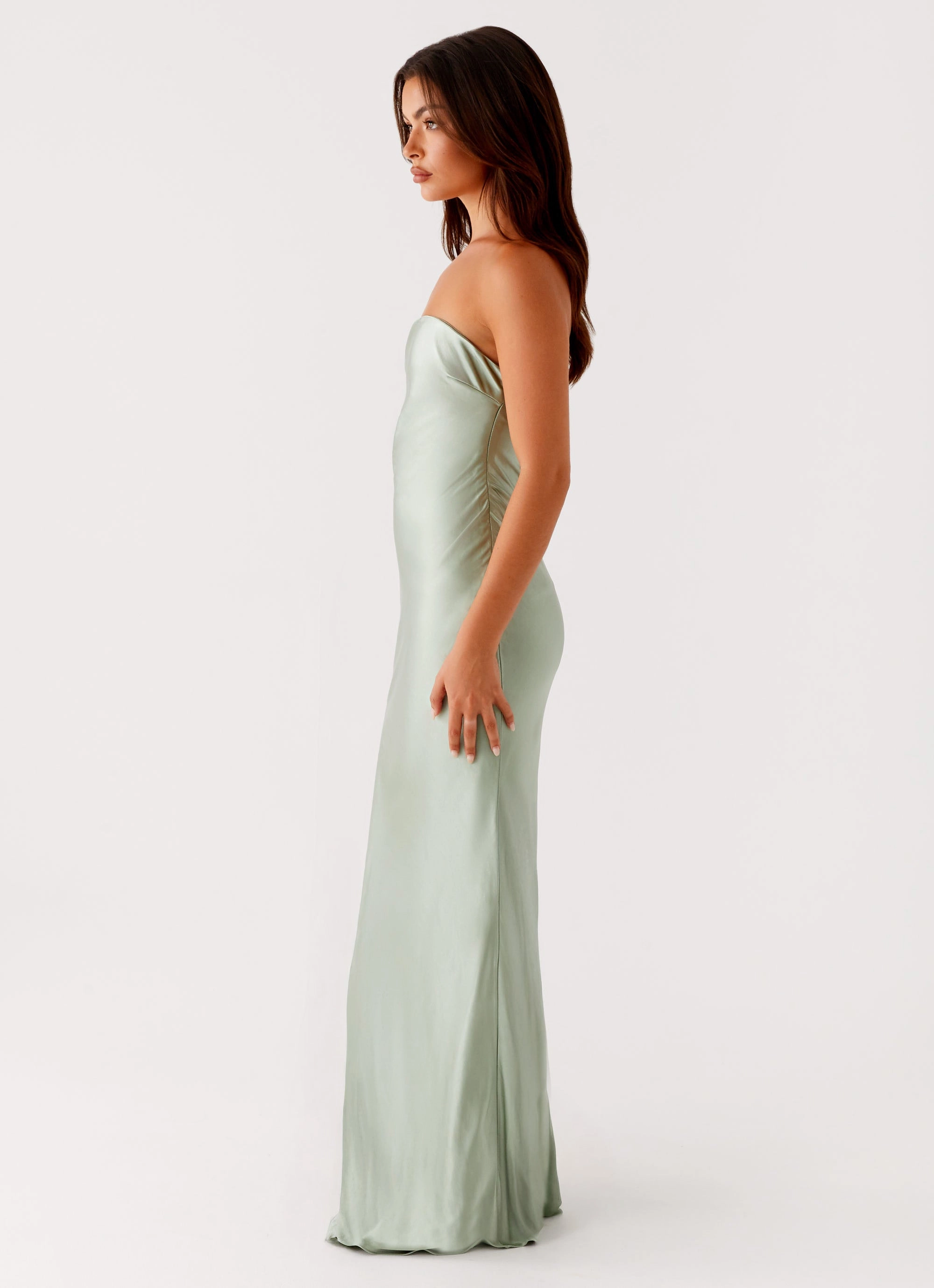 Grass Soft SustainableCotton Monte Carlo Maxi Dress - Sage
