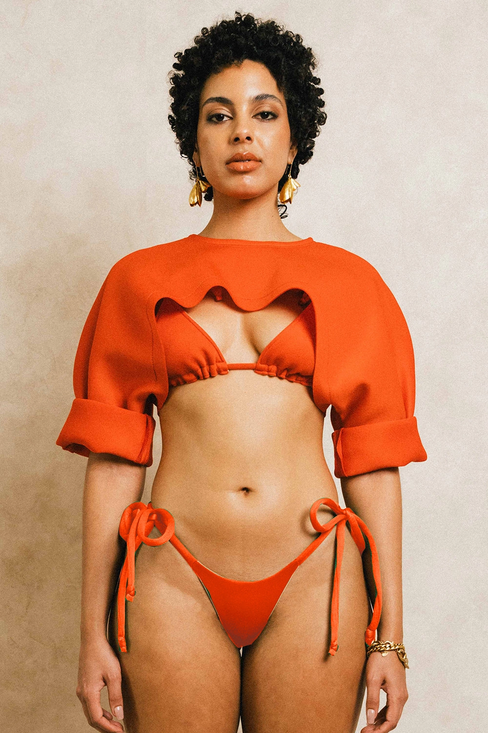 Boni Crop Cover Up Breezy-Feel Tummy-Control