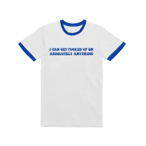Absolutely Anything / Blue Ringer T-shirt