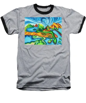 Abstract Golf Holes - Baseball T-Shirt
