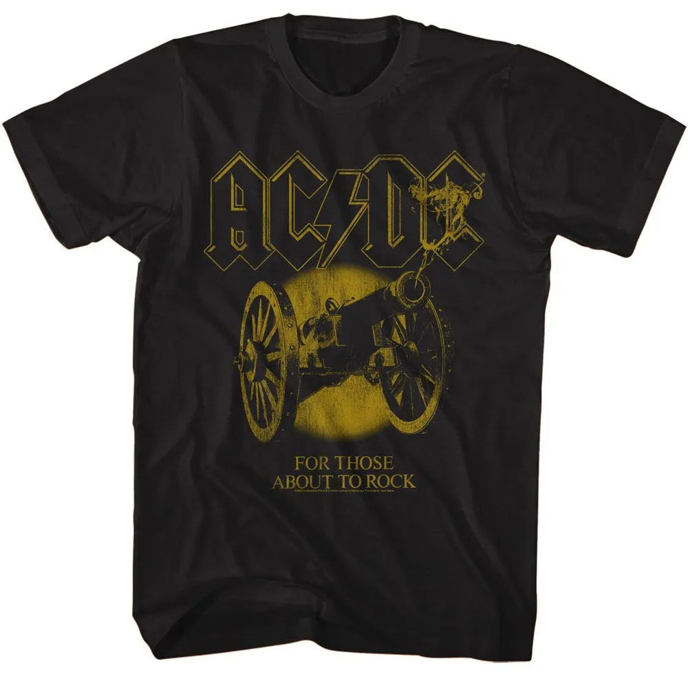 AC/DC - AC/DC Monochrome Ftatr T-Shirt