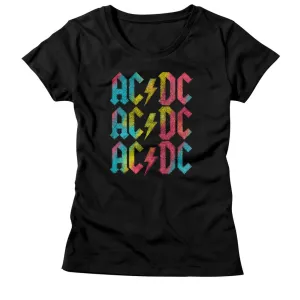 AC/DC Rainbow Repeat Women's T-Shirt