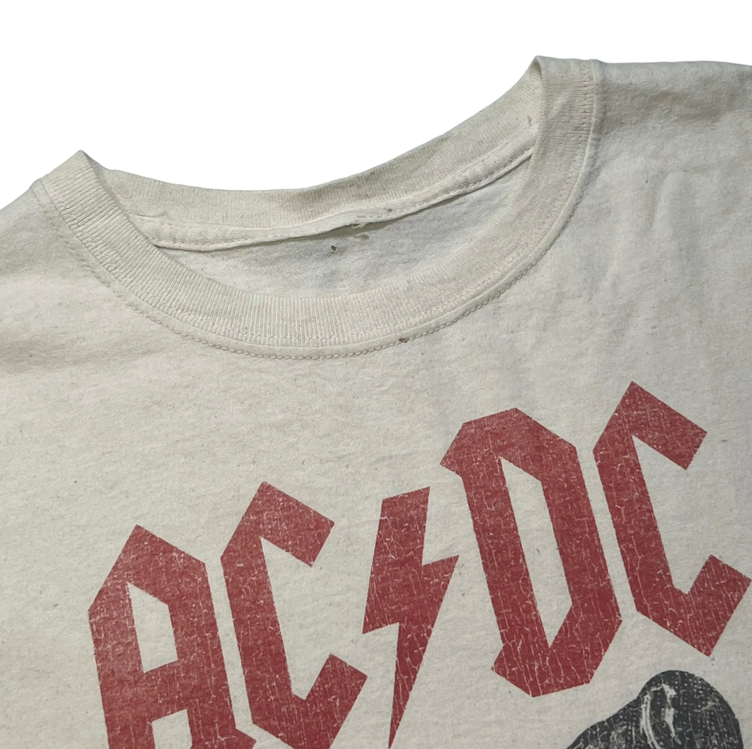 ACDC White Graphic Band T-Shirt