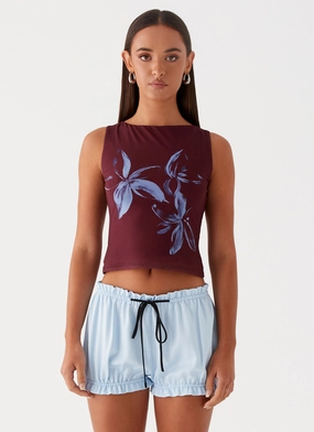 Flattering Design Clubhouse Bloomer Shorts - Blue