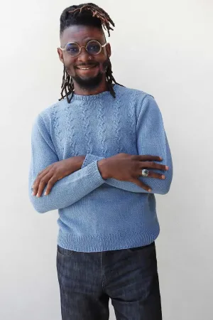 Addison Cable Pullover Designer Knitting Kit