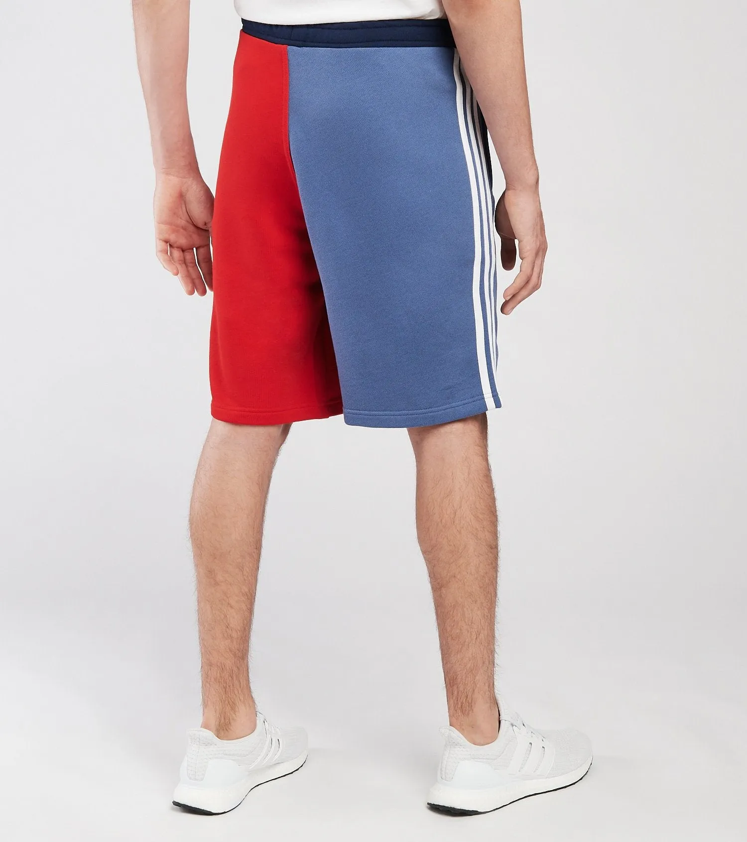 Adidas Original 3 STRIPE SHORT Men’s -SCARLET/CREW BLUE
