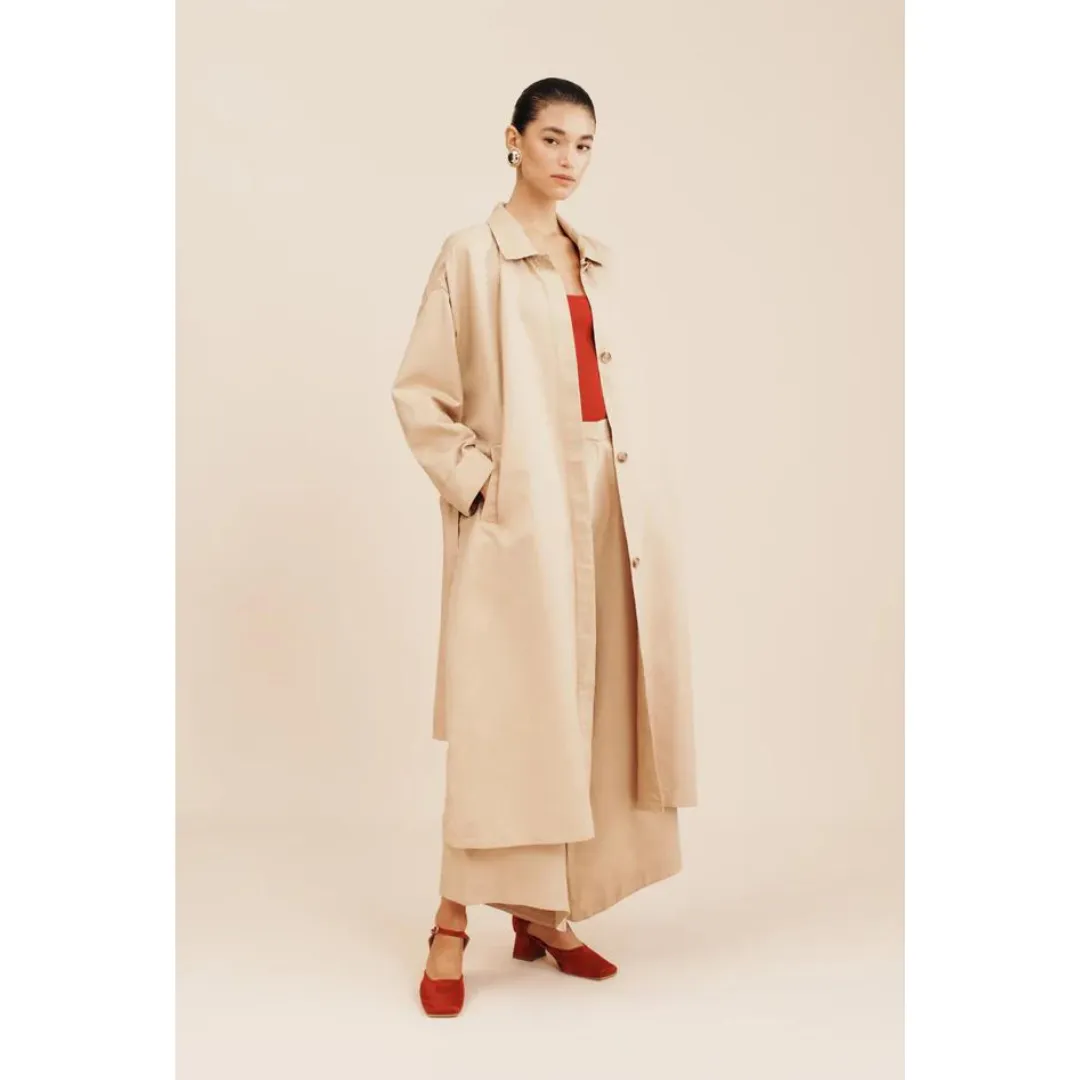 POSSE Ruth Coat, Latte Perfect Look