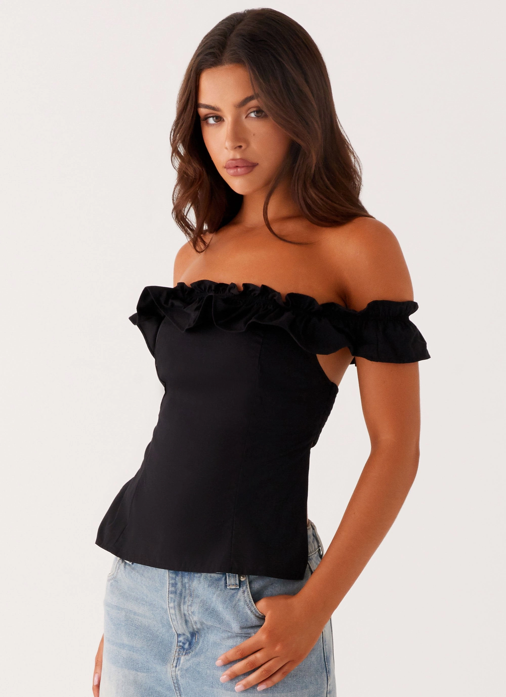 BondedSeamTechnology AntiPilling Technology Gwyneth Top - Black